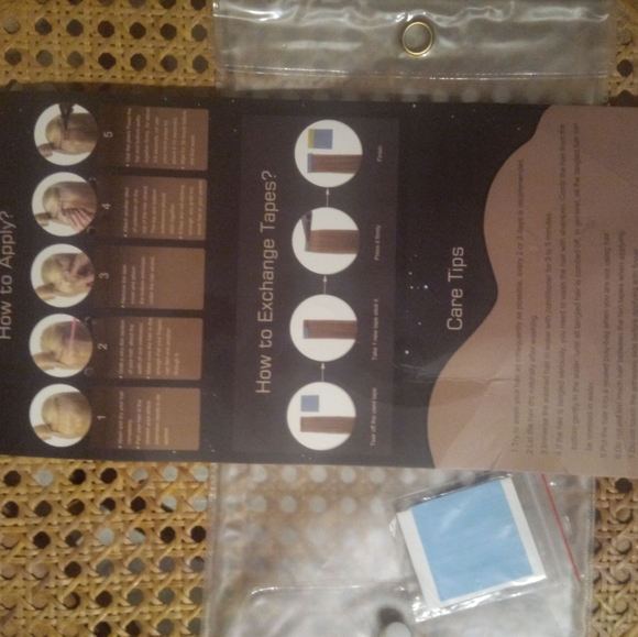 100 percent Human Hair Tape Extensions Platinum Blonde #60 - Picture 6 of 7